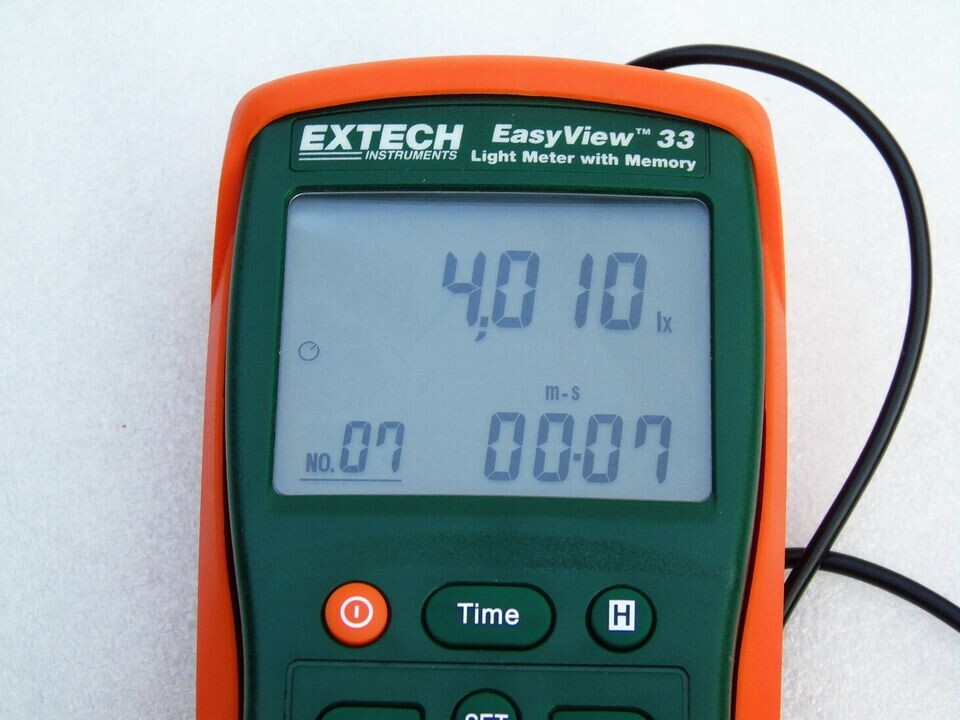 MINT EXTECH INSTRUMENTS EASYVIEW 33 LIGHT METER WITH MEMORY