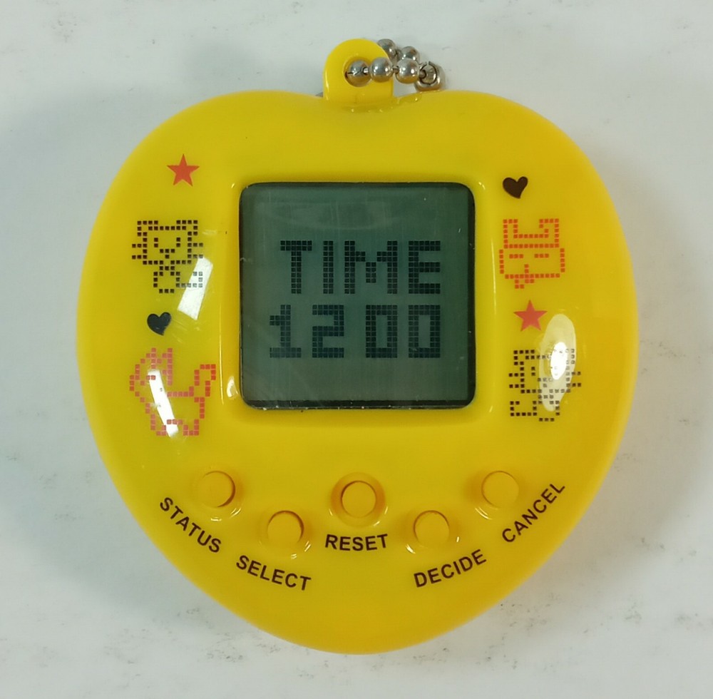 Yellow JIA YUAN Virtual Pet - RABBIT/Multi-Pet - Tested/Works