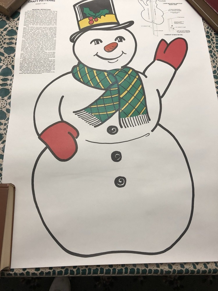 Wood Craft patterns--winter/Christmas figurines