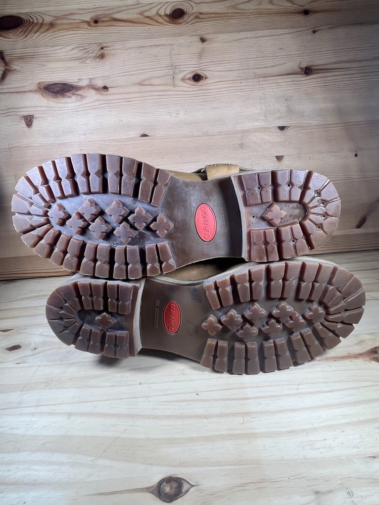 Durango Ankle Harness Boots Tan leather Logger Engineer Sz 11 E Preowned