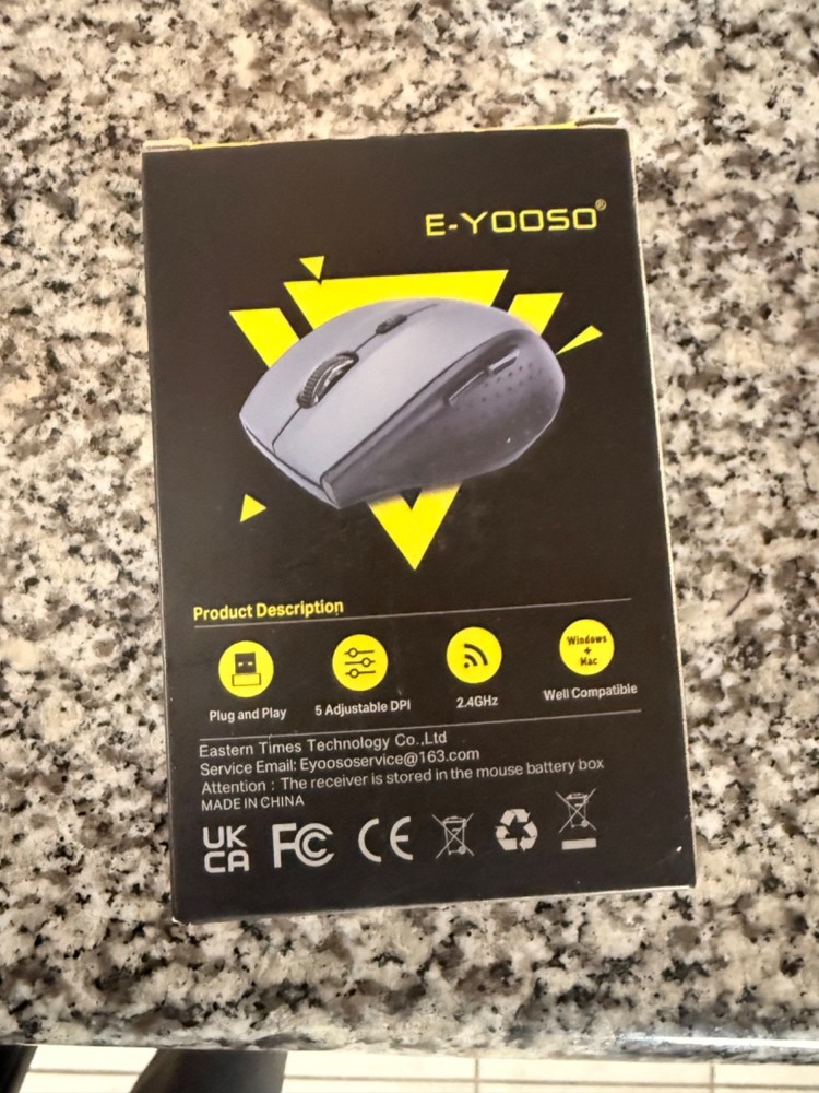 e-y0050 model E-1010 wireless mouse