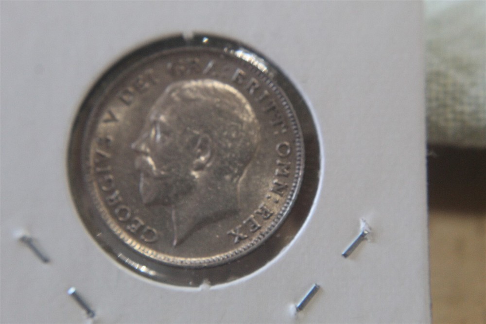 GREAT BRITAIN 6 PENCE 1918 SILVER KM815 #1