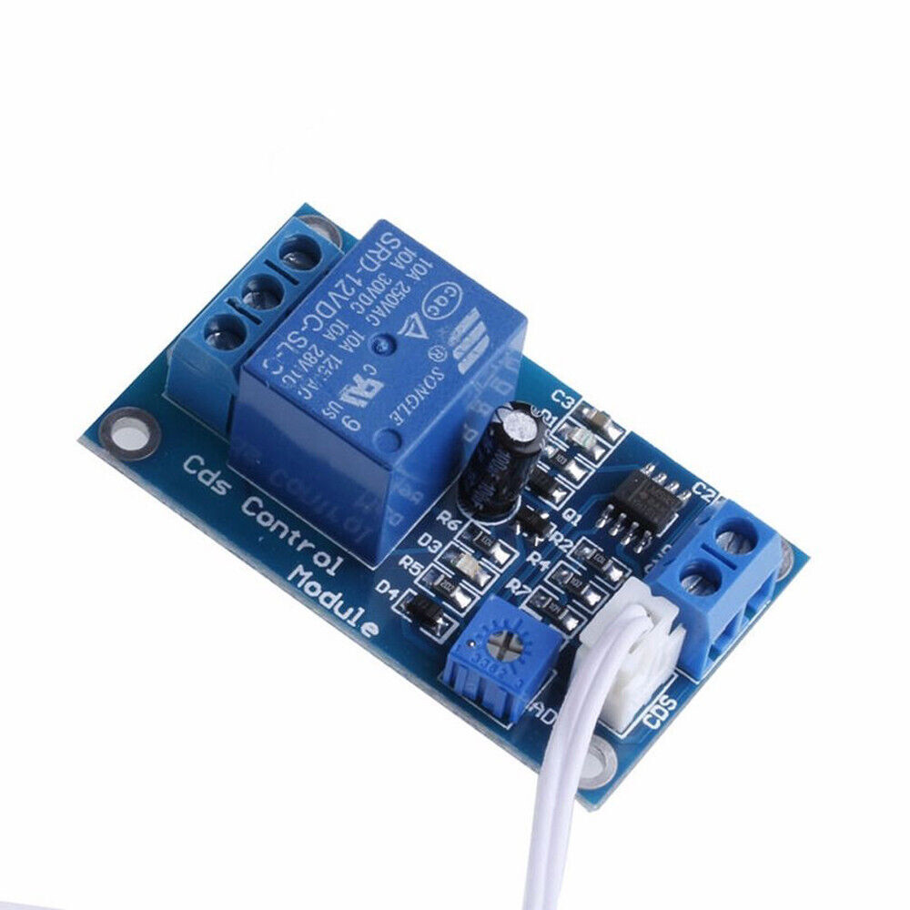 DC 12V Light Detection Photoresistor Relay Sensor Light Control Switch Module