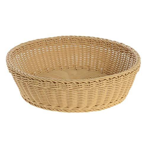 HUBERT Round Storage Basket- 16"Dia x 4 1/2"H
