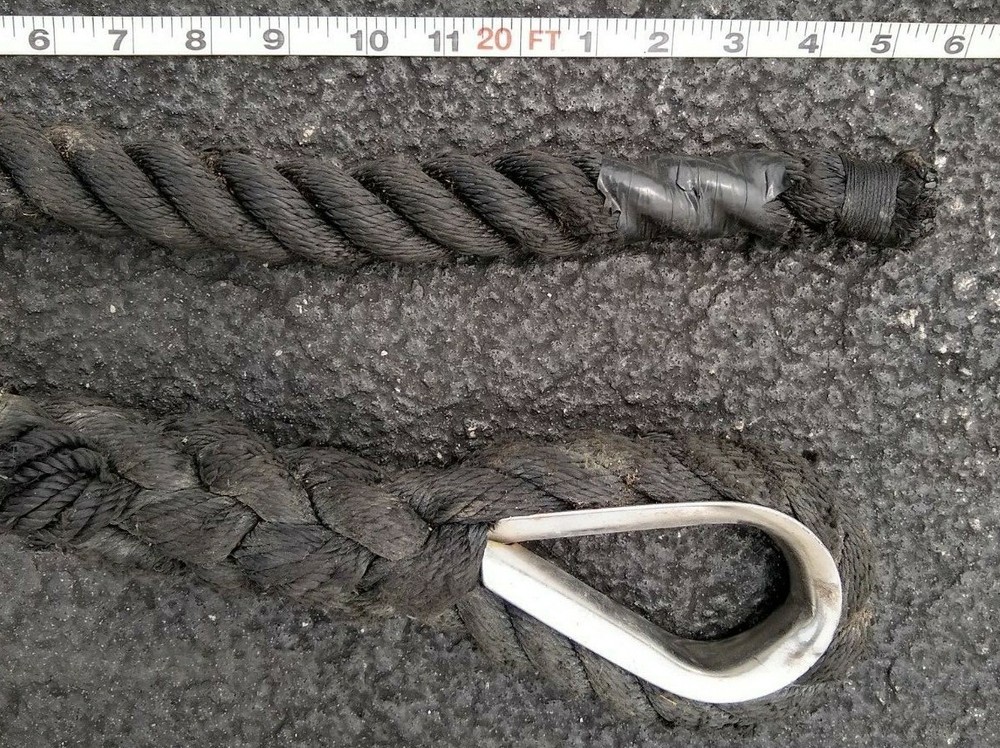 Three Strand Dock Line, 40' X 1⅛"