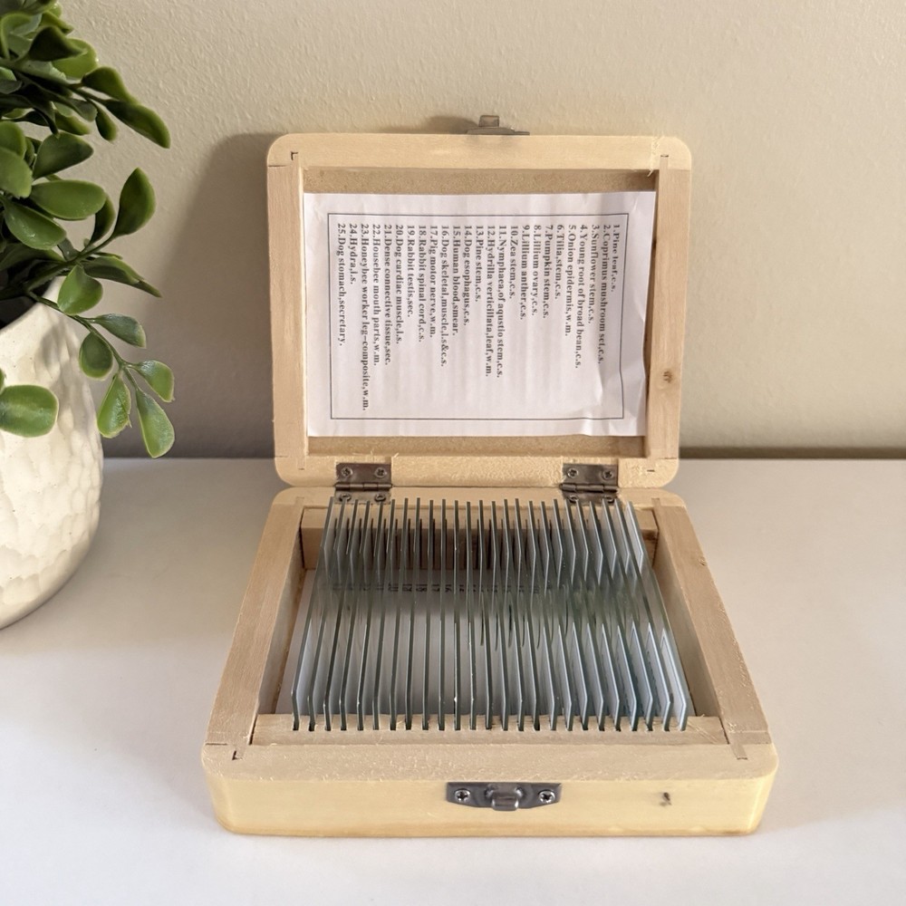 AmScope PS25 Prepared Microscope Slide Set