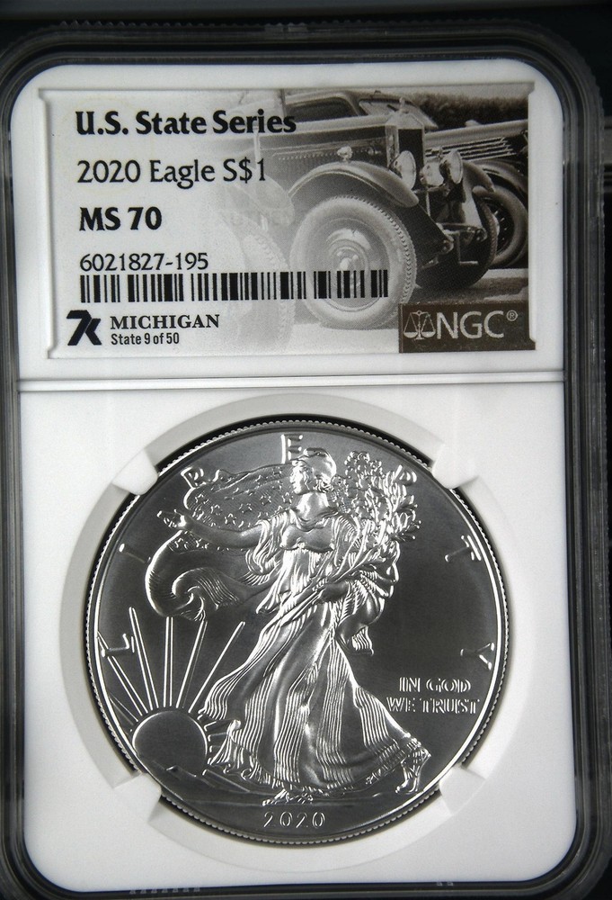 2020 Bullion Silver Eagles NGC MS-70