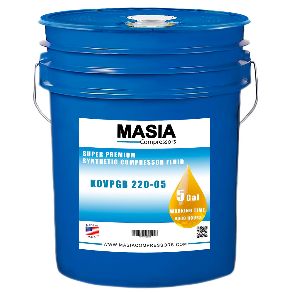 KOVPGB220 Masia Compressors Lubricant - 5 gal