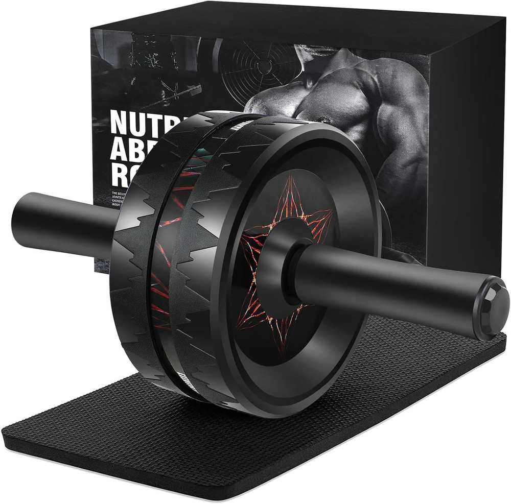 AB Roller Wheel - Ab Roller for Abdominal Workout and Core Strength Training, Po