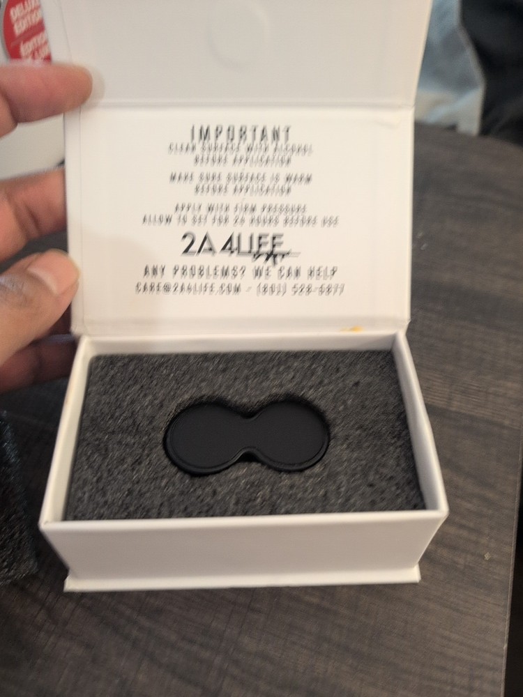 U.S. Solid Gun Magnet Mount W/ Protective Rubber Coating Concealed Mounting