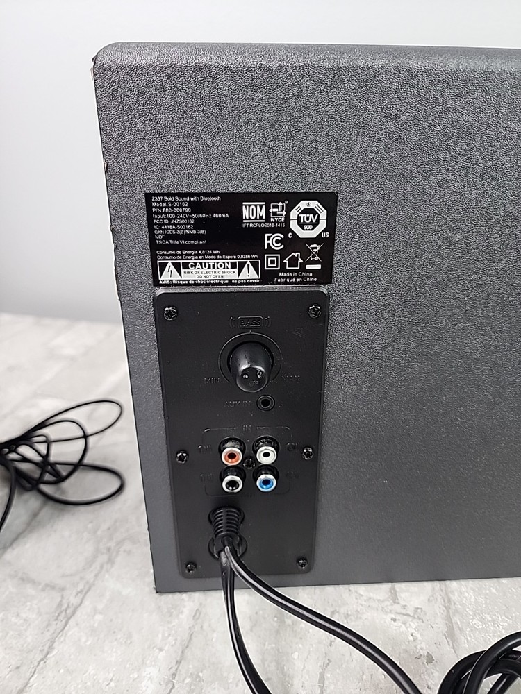 Logitech Z337 Computer Speaker System Bluetooth Subwoofer & Left Speaker *Read*