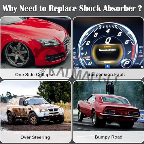 2PCS Front Shock Strut Absorbers with Magnetic Ride Front Shock Absorbers