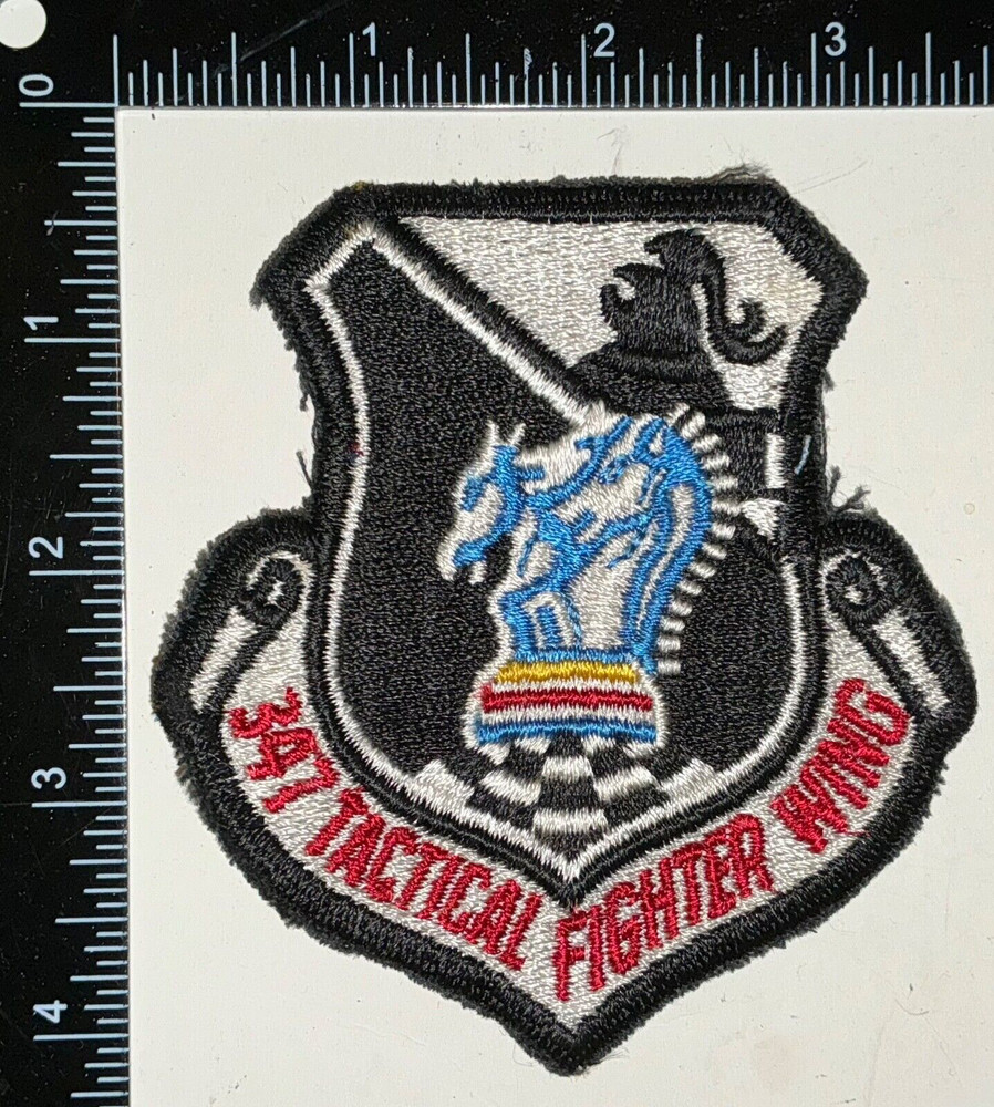 Cold War USAF US Air Force 347th Tactical Fighter Wing Patch