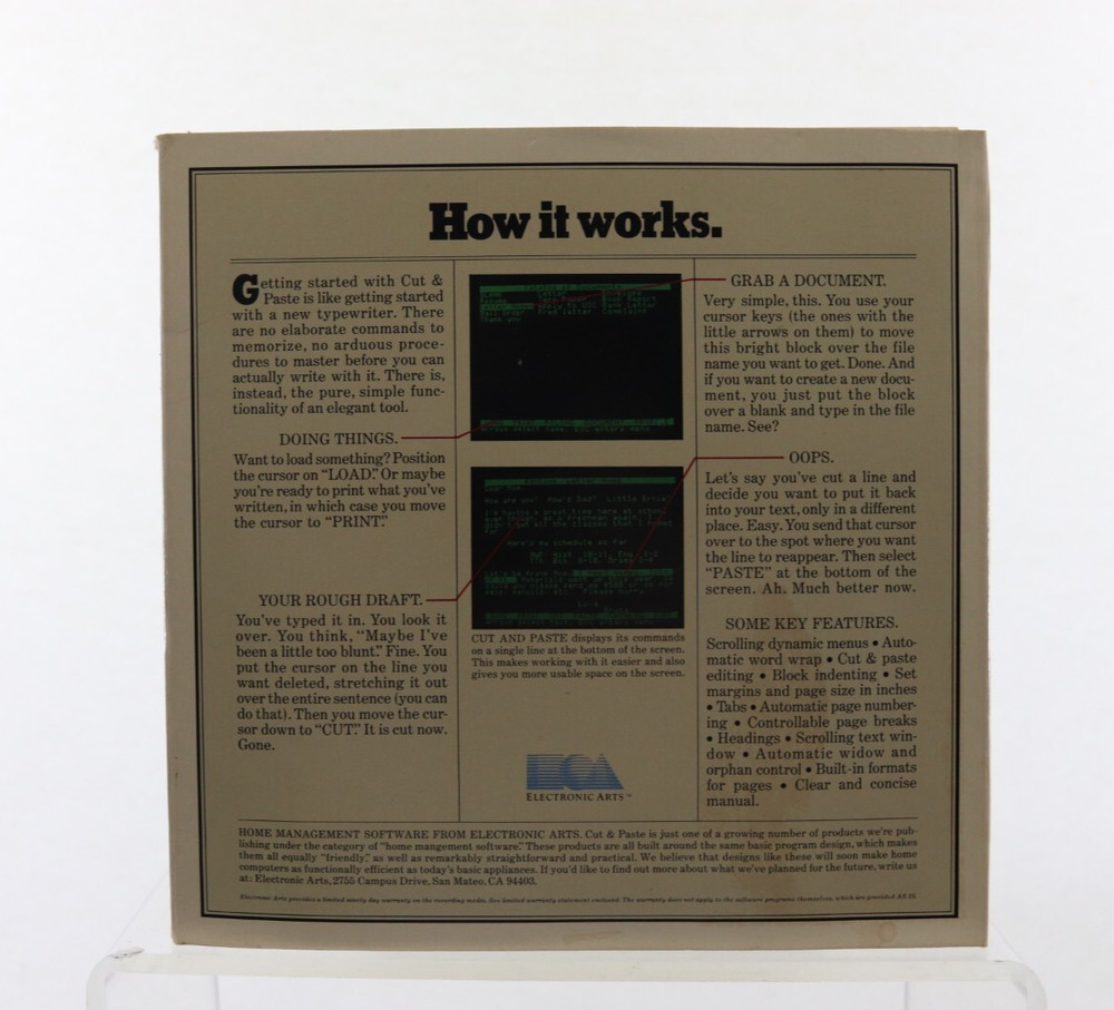 Cut & Paste for Atari Home Computers - 5.25 Media