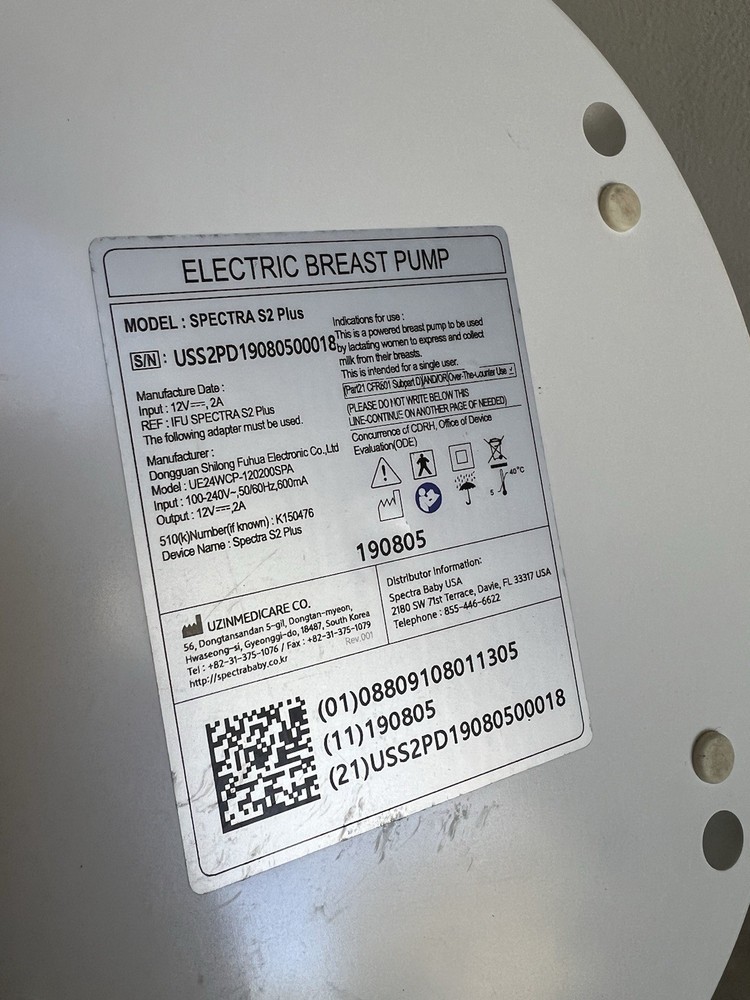 Spectra S2 Plus Double Electric Breast Pump - Pink