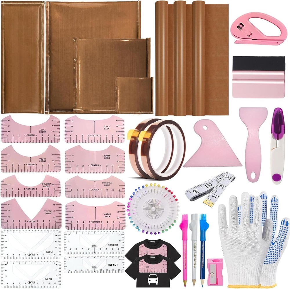 Heat Press Pillow Bundle Tools Kit Include 4 Heat Pressing Transfer Pillow Ma...