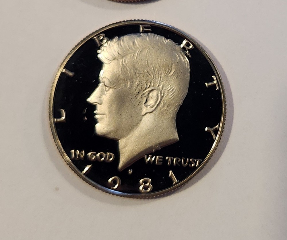 1981-S Proof Kennedy Clad 50c Half Dollar