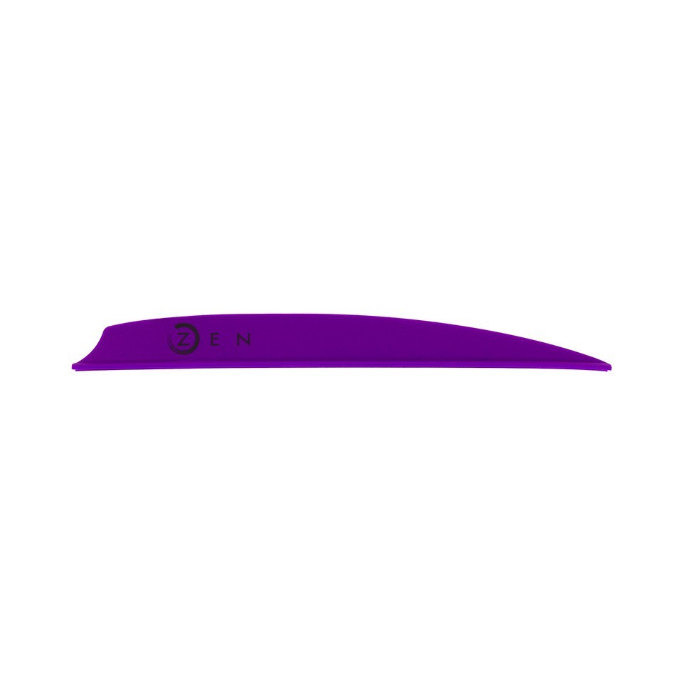 BOHNING ZEN VANE 4" -PURPLE- 100 PACK