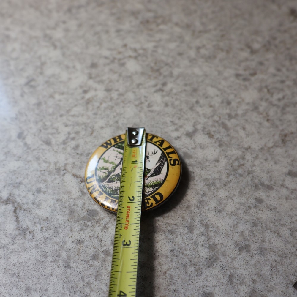 Whitetails Unlimited vintage pin button