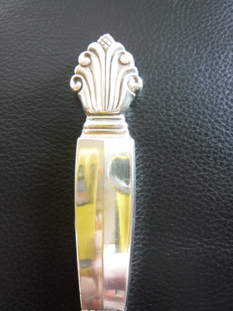 Georg Jensen Silver Handled Acanthus Cake Knife