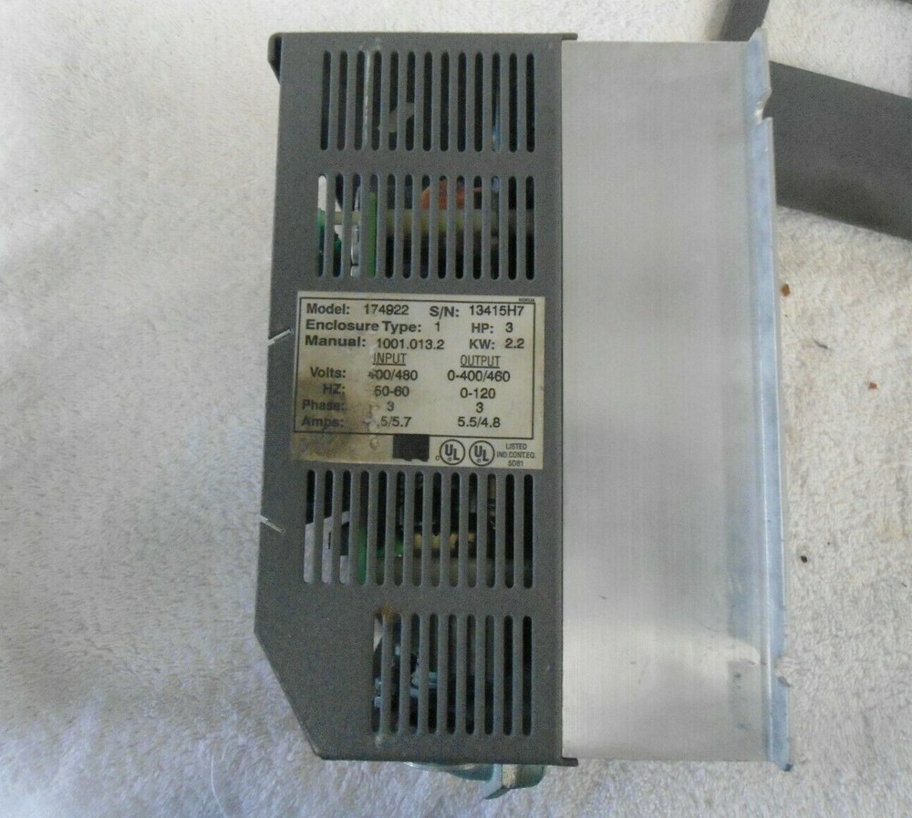 LEESON Speedmaster Adjustable Speed AC Control 3HP 3PH 174922