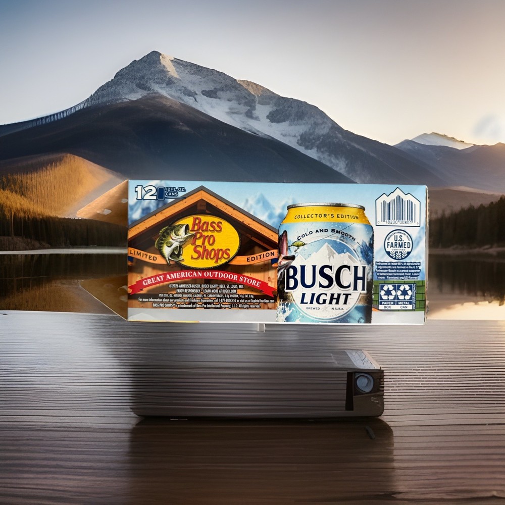 BUSCH LIGHT BASS PRO EMPTY 12 PACK