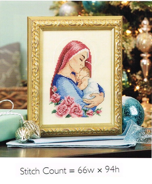 MADONNA  CROSS STITCH PATTERN ONLY    #964