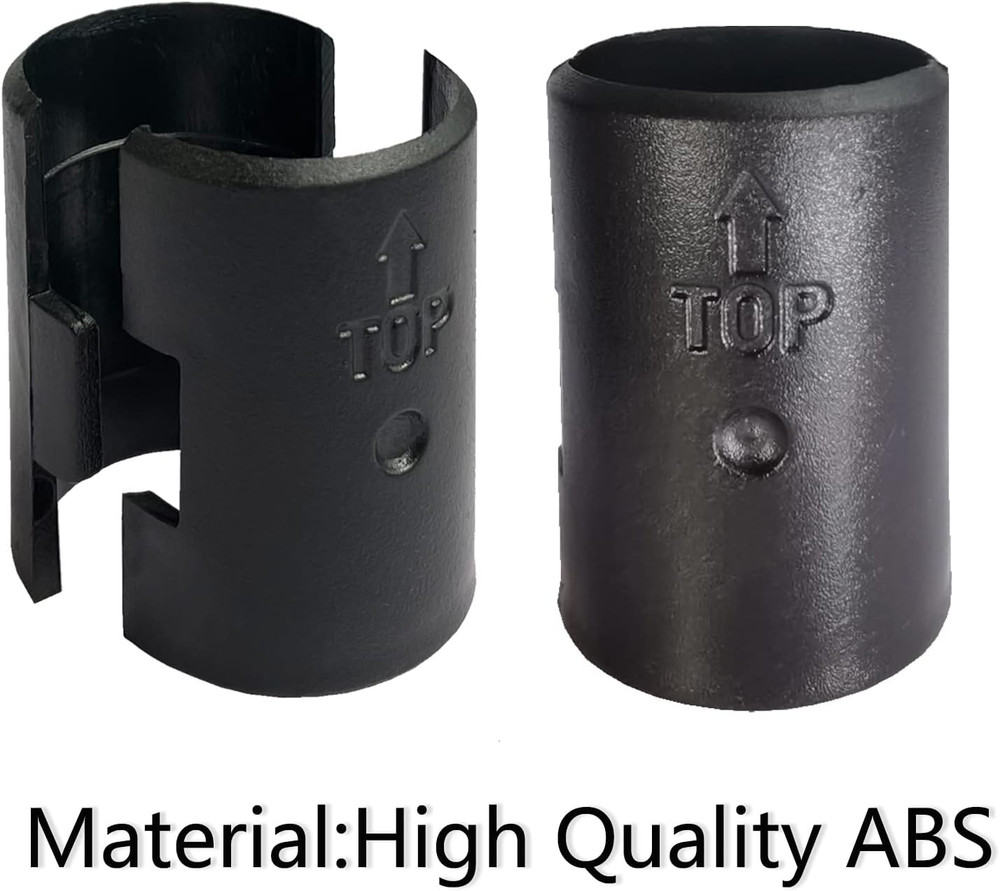 72 Pack Wire Shelving Shelf Lock Clips for 1" Post- Shelving Sleeves Replacement