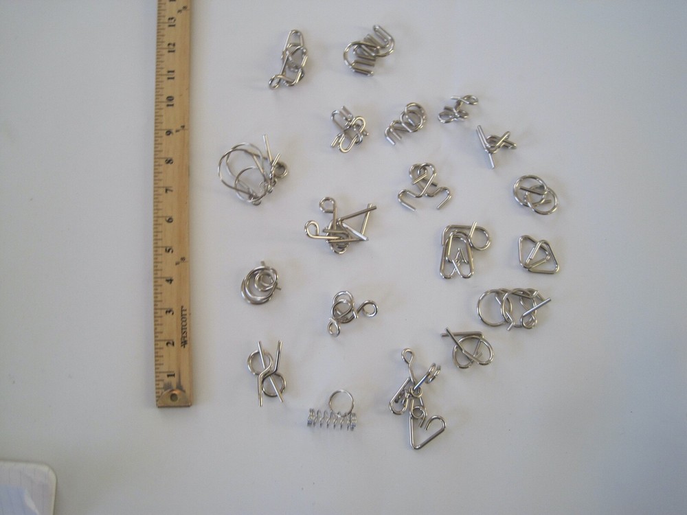 Challenge Metal Puzzles Lot 19