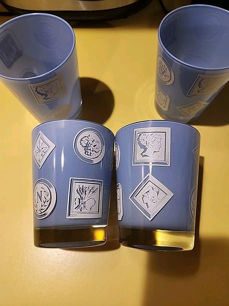 MCM Light Blue Glasses Theater Theme