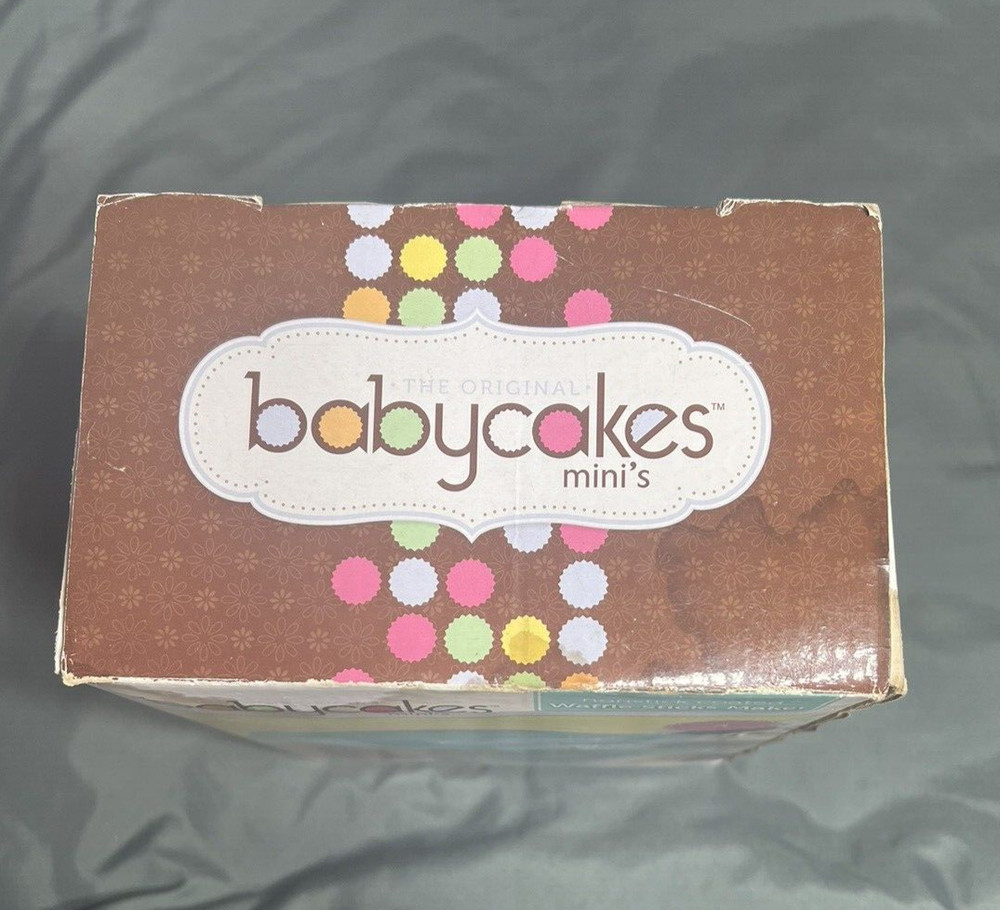 New Babycakes Mini's Waffle Sticks Maker Blue Nonstick