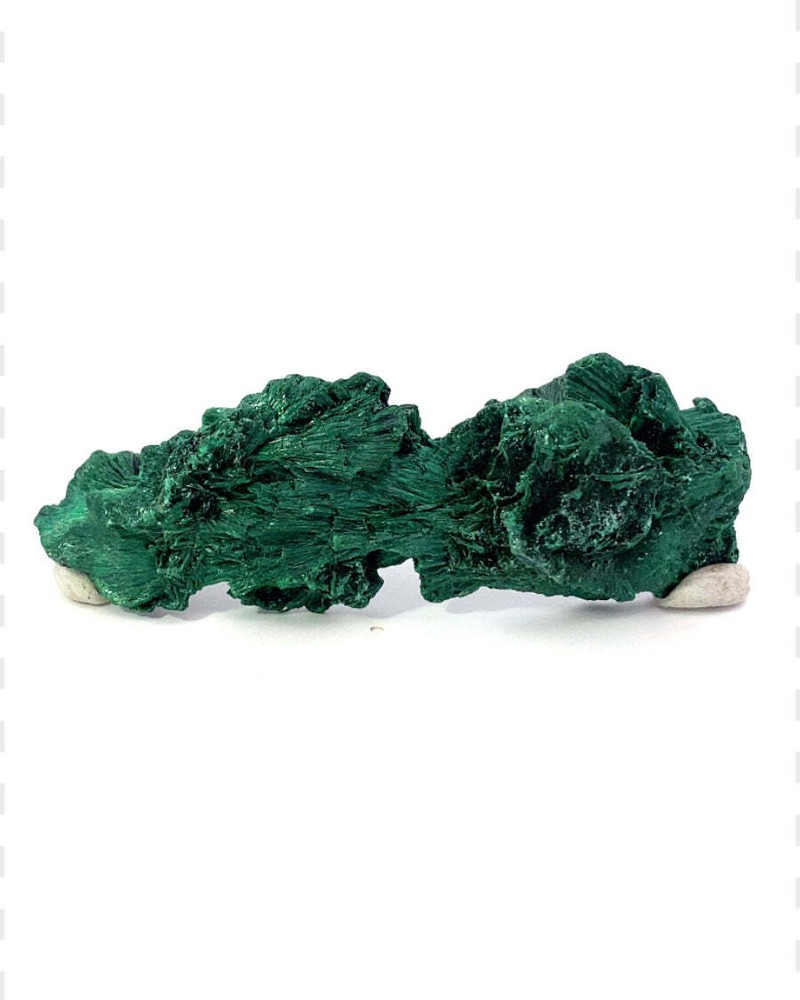 Velvet Fibrous Malachite - Congo