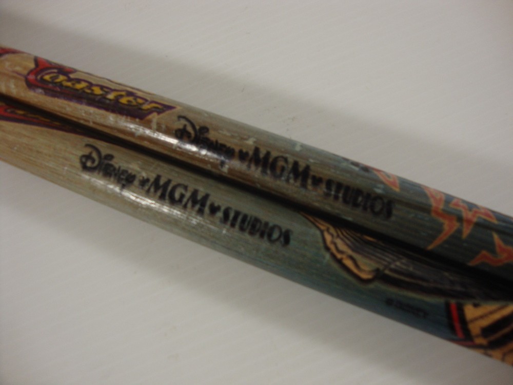 Aerosmith Rock N Roller Coaster Drumsticks Disney MGM Studios