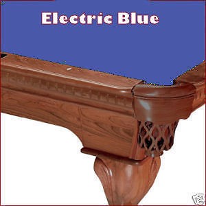 8' Pro Oversized Electric Blue ProLine Classic Billiard Pool Table Cloth Felt