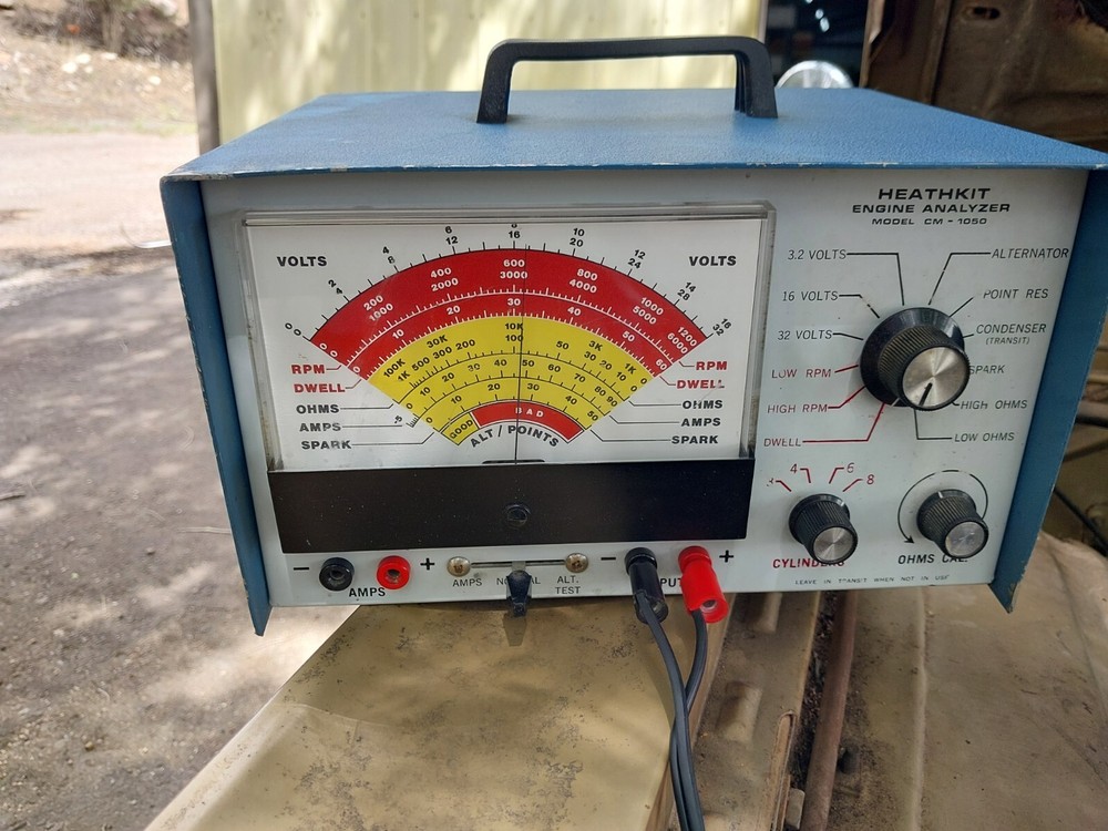 Heathkit Engine Analyzer CM-1050 works