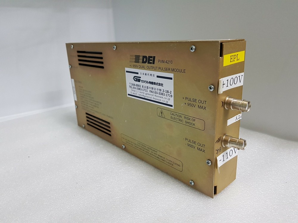 DEI PVM-4210, +/- 950V DUAL OUTPUT PULSER MODULE