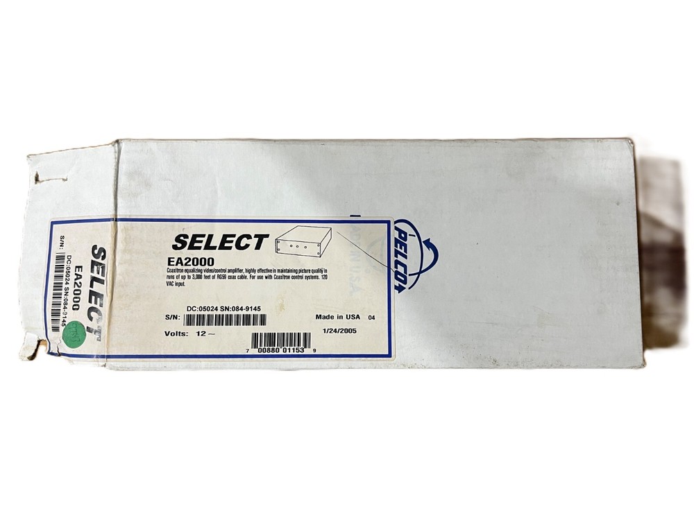 Pelco EA2000 Video Equalizer (open box)