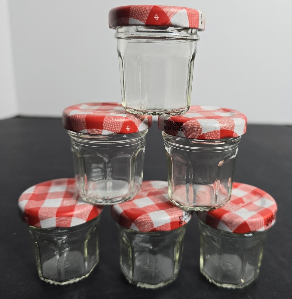 6 BONNE MAMAN MINI JARS