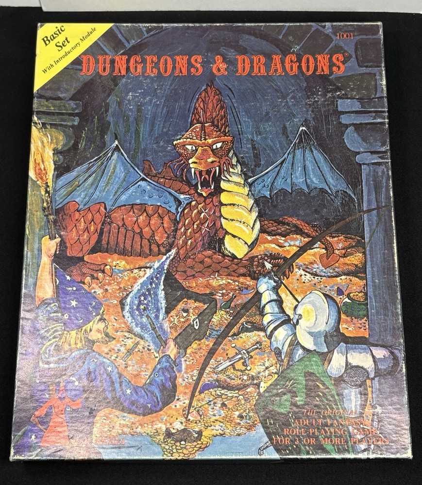 TSR D&D Dungeons & Dragons Basic Set 3rd Edition 1979 w/ Geomorphs (Read)