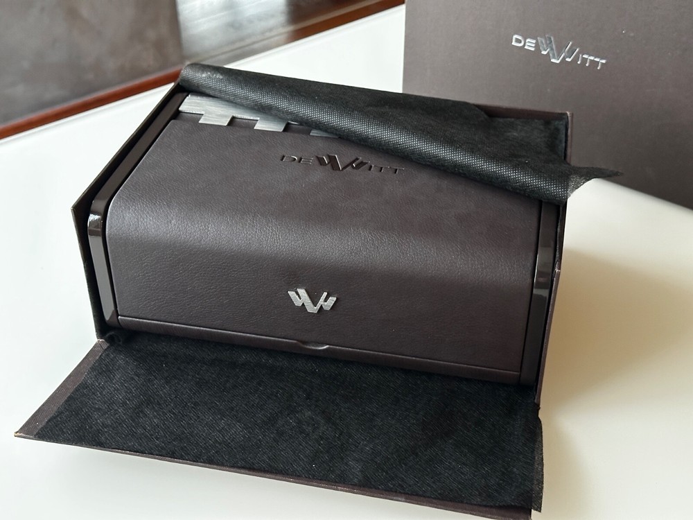 DeWitt Brown Leather & Wood, Watch Box