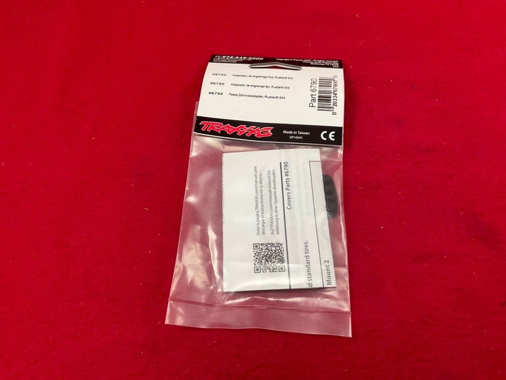 Traxxas 6790 Gear adapter,, fixed, for Rustler 4X4 models TRA6790