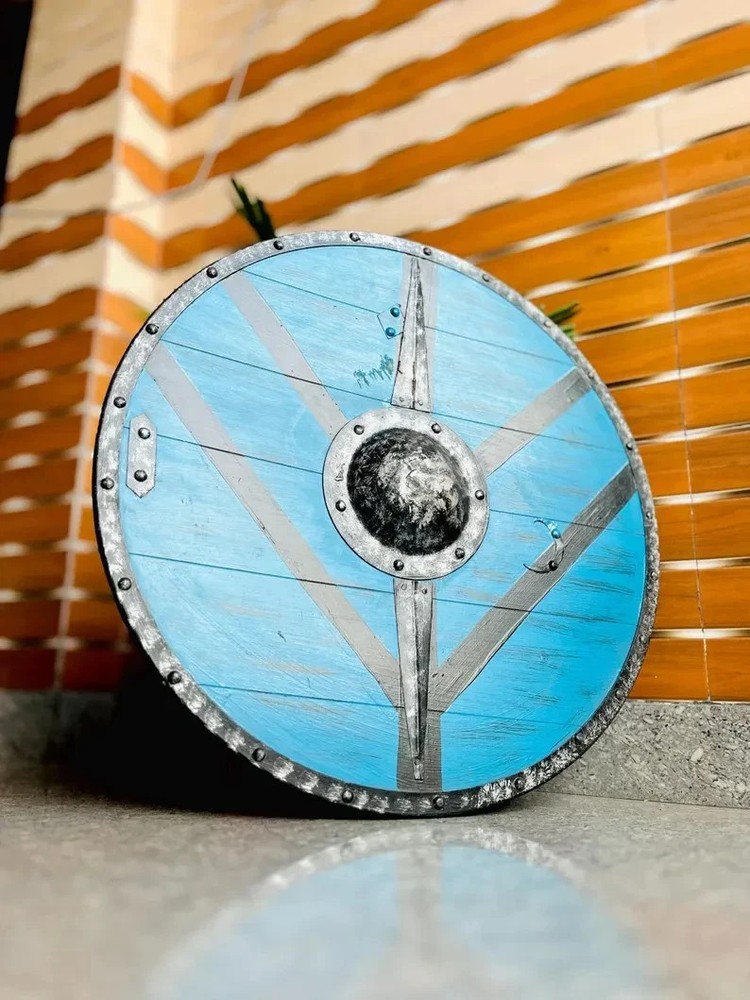 Authentic Medieval Viking Shield Battle Ready - Hand Painted & Functional