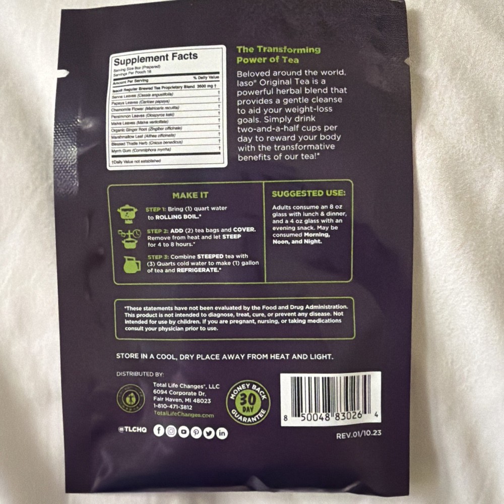 Iaso Brew Tea - Each Pack Makes A Gallon