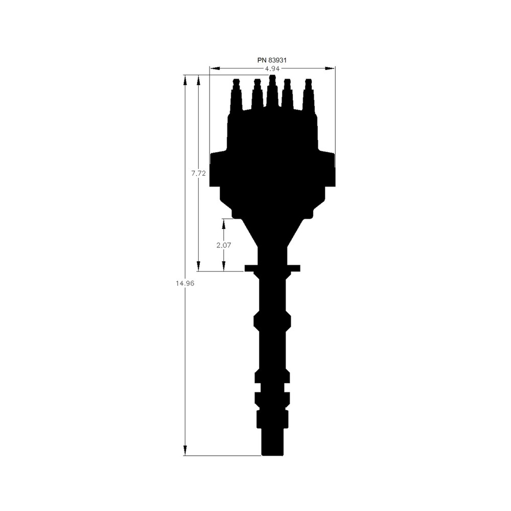 83931 Chevy 409/509 Ready to Run Distributor