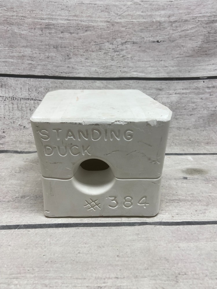 Vintage 1985 Riverview Molds Ceramic Casting Mold Standing Duck #384