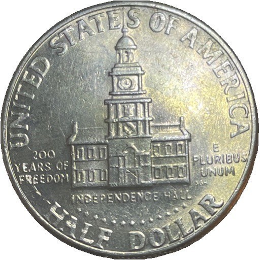 1776-1976 Kennedy Half Dollar from D Mint