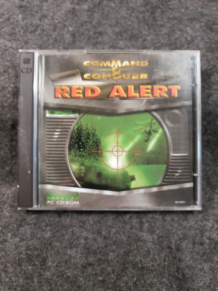 Command and Conquer Red Alert Soviet and Allied Discs Westwood Studios PC .(SB4)