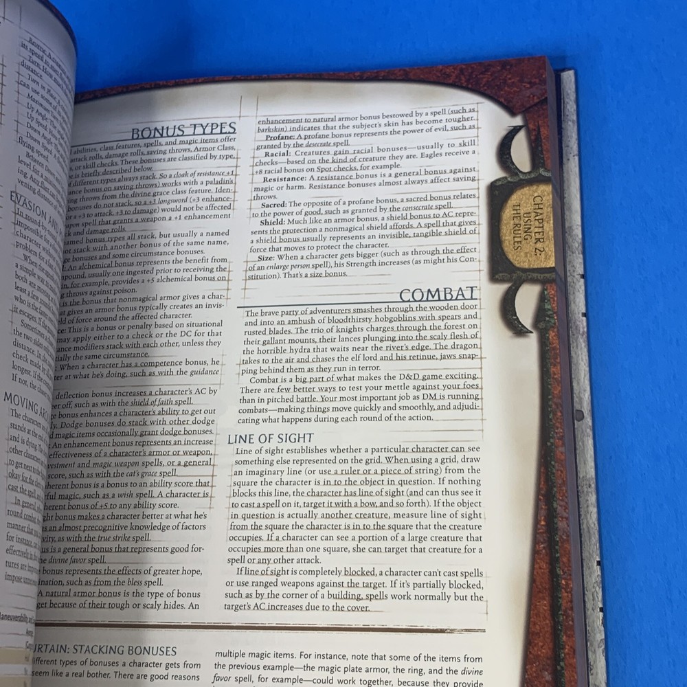 Dungeon Master's Guide Dungeons & Dragons Core Rulebook II v.3.5 D20 Nice No Map