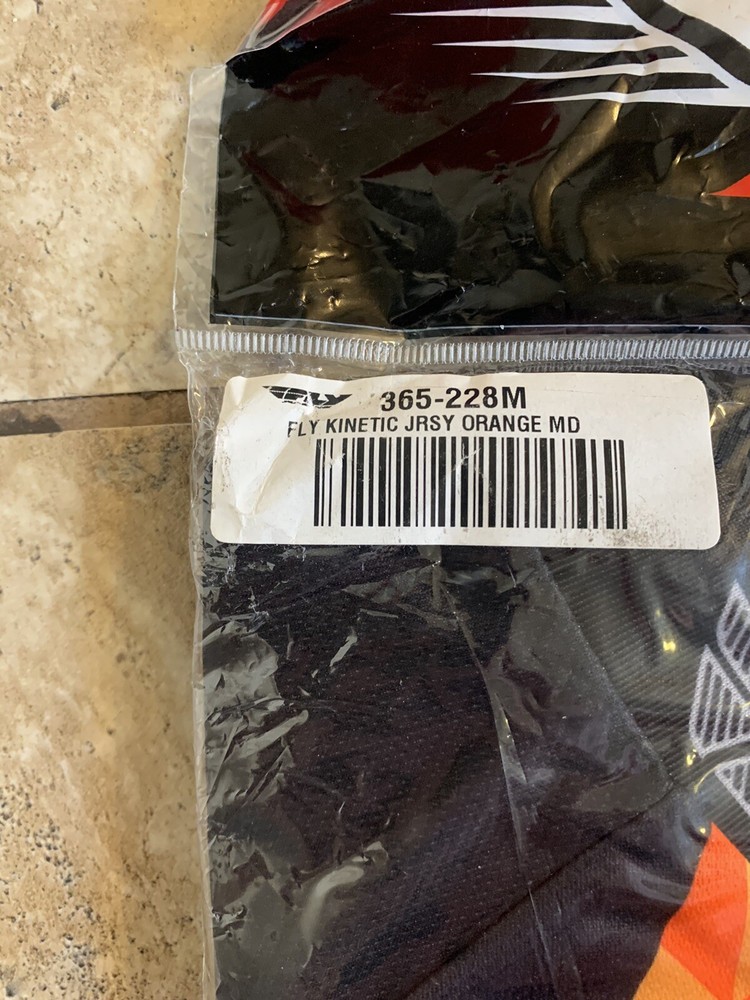 Fly Kinetic Orange Medium Jersey 365-228m