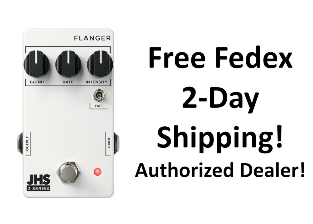 New JHS 3 Series Flanger Guitar Effects Pedal